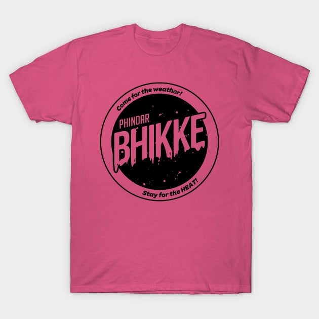 B.H.I.K.K.E. Phindar Black T-Shirt T-Shirt by One Shot Podcast